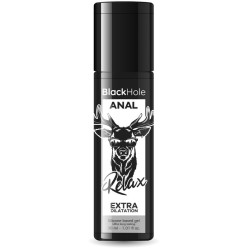 BlackHole Lubes Lubrifiant Silicone Relax Black Hole Bouteille 30ml